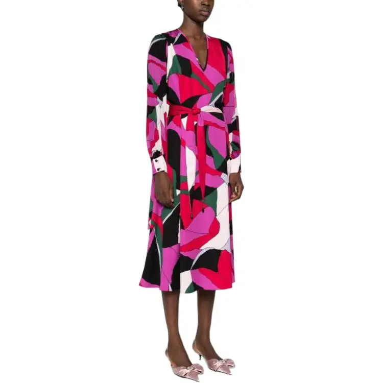 DVF Diane Von Furstenberg Abel All Over Printed Midi Dress-3