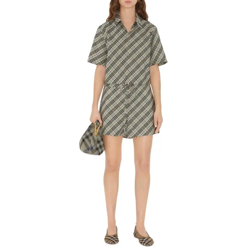 Burberry Vintage Checked Drawstring Shorts-1