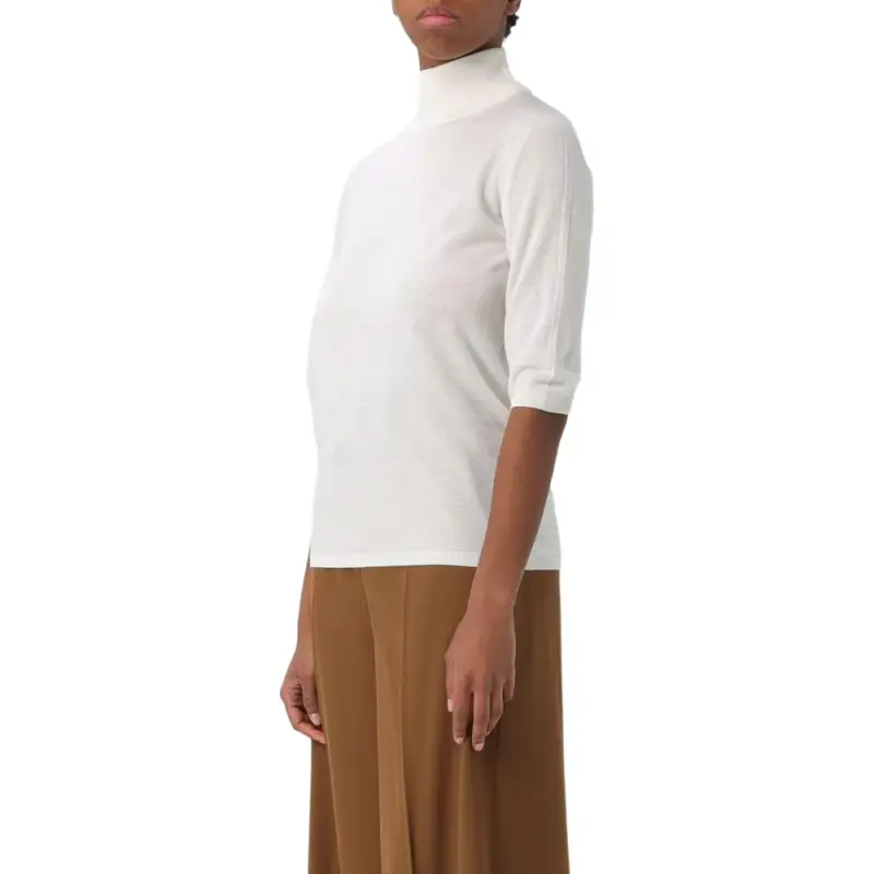 MaxMara High Neck Half Sleeved Jumper-4