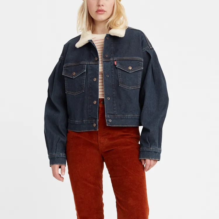 Levi's Denim Jacket Women's Dark Blue-1