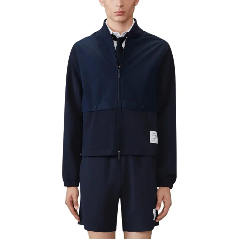THOM BROWNE Layered Ripstop Bomber Jacket-1