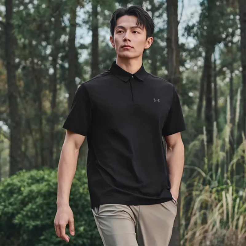 Under Armour Polo Shirt Men's Twilight Black-1