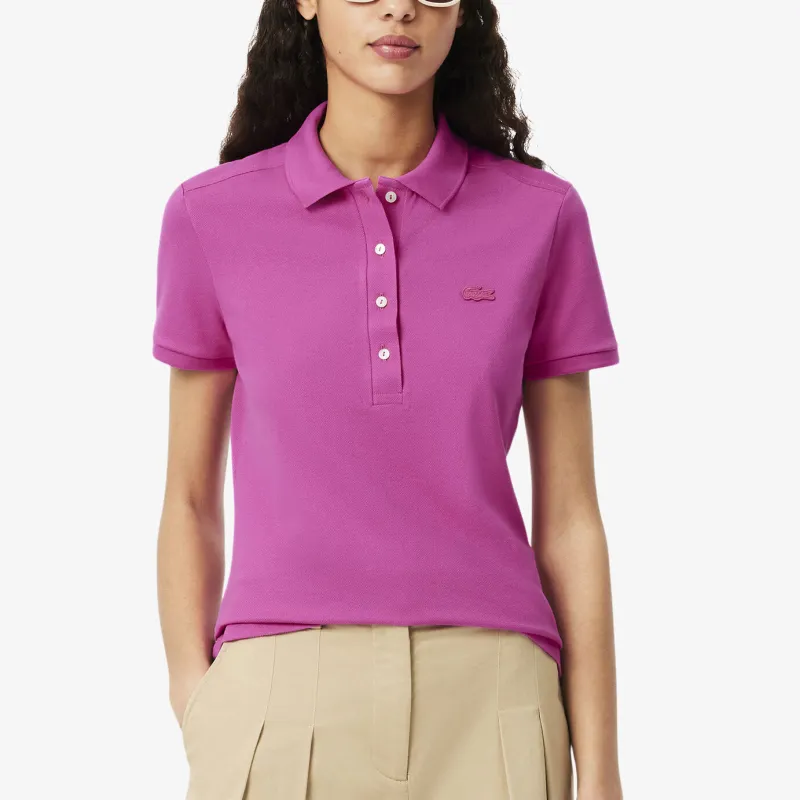 LACOSTE Logo patch Polo Top-1