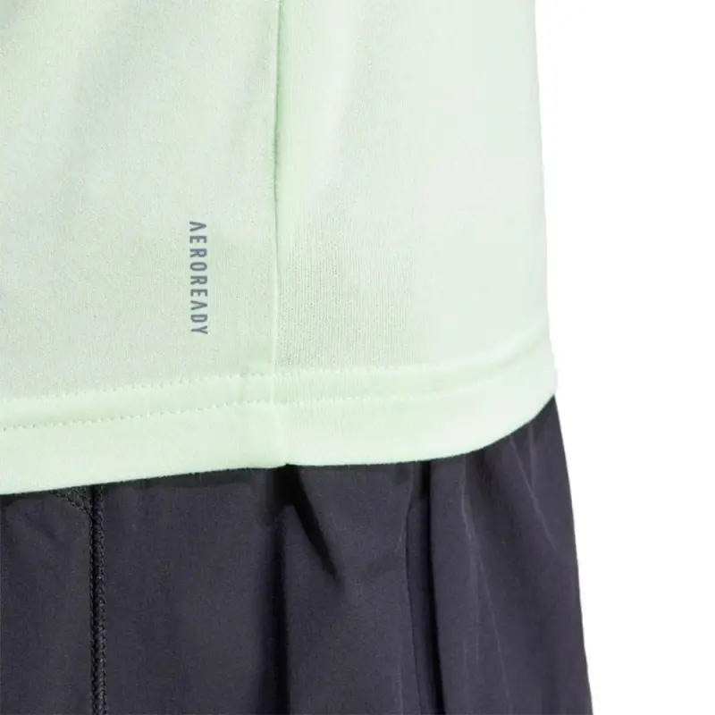 Adidas Drop Shoulder Sleeve T Shirt Women's Green-2