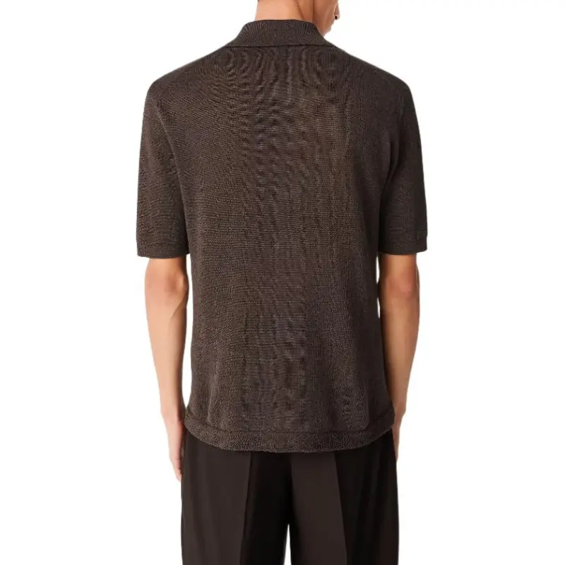 Bottega Veneta Polo Shirt Men's Dark Brown-1