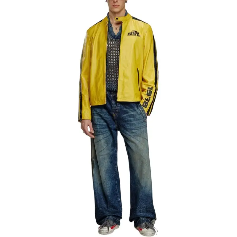 DIESEL Pop Leather Jacket-1