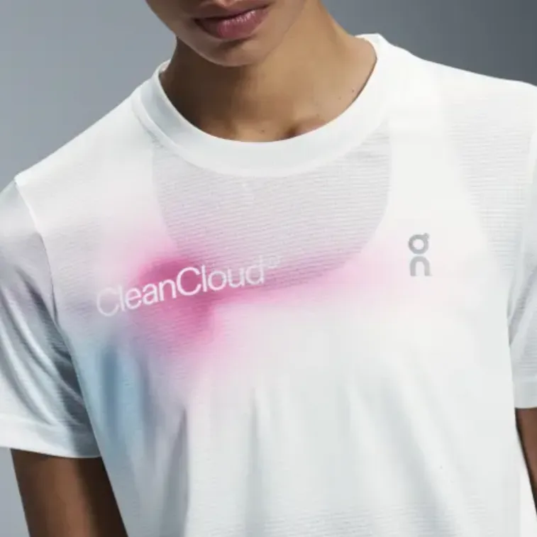 On Pace T Shirt Women's Natural Color/Pink-3