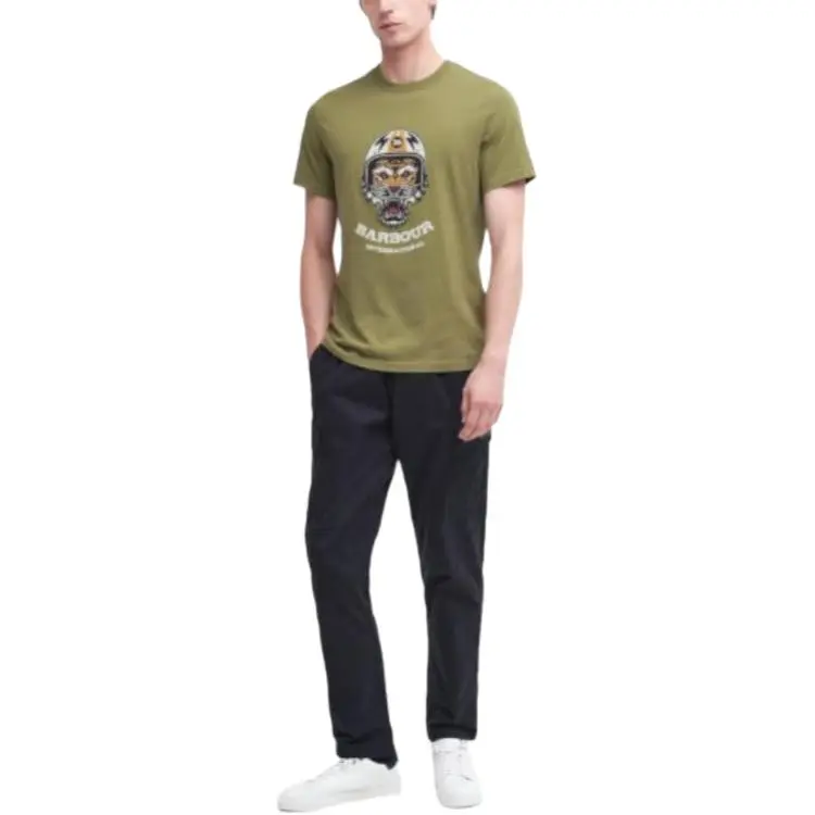 BARBOUR T Shirts Men Green-1