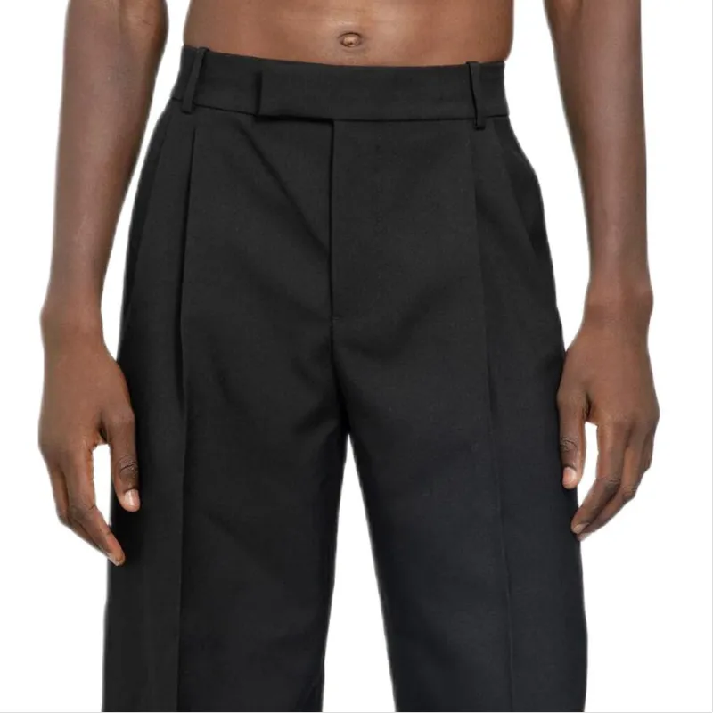 Alexander McQueen Wide Leg Tailored Trousers-5