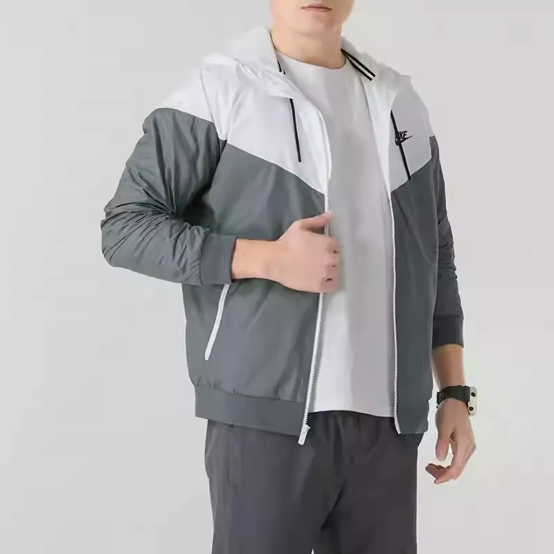 Nike Jackets Men Gray-3