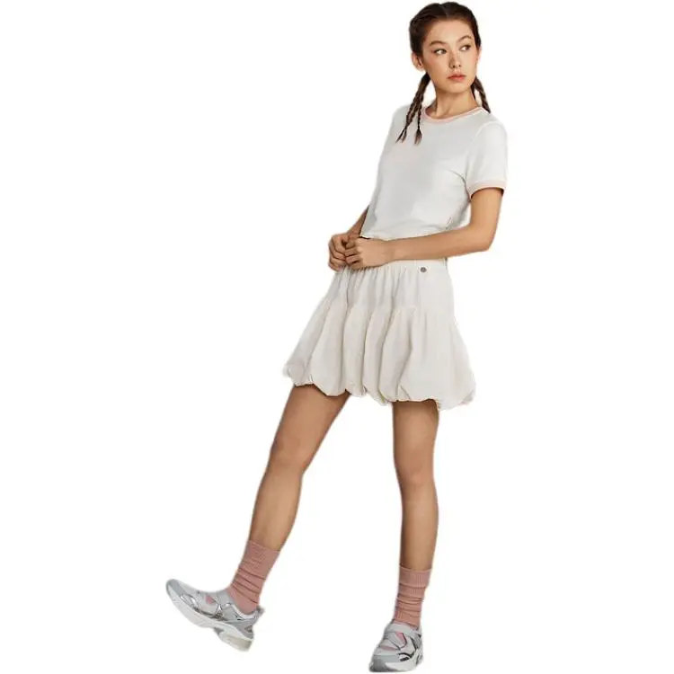 Skechers Casual Short Skirts Women's Marshmallow White/0074-1