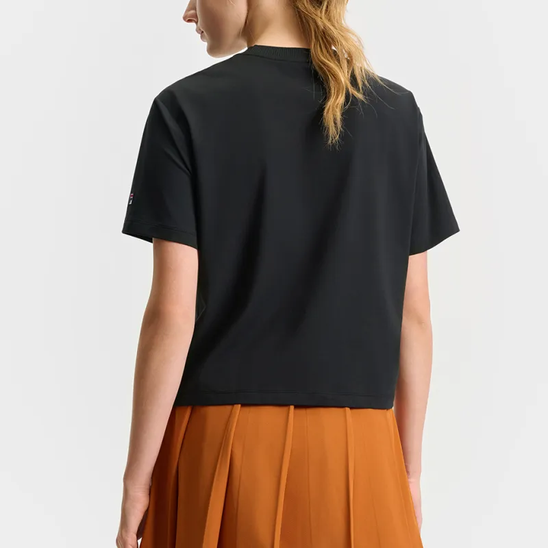 FILA Athletics T Shirt Women's Pitch Black-4