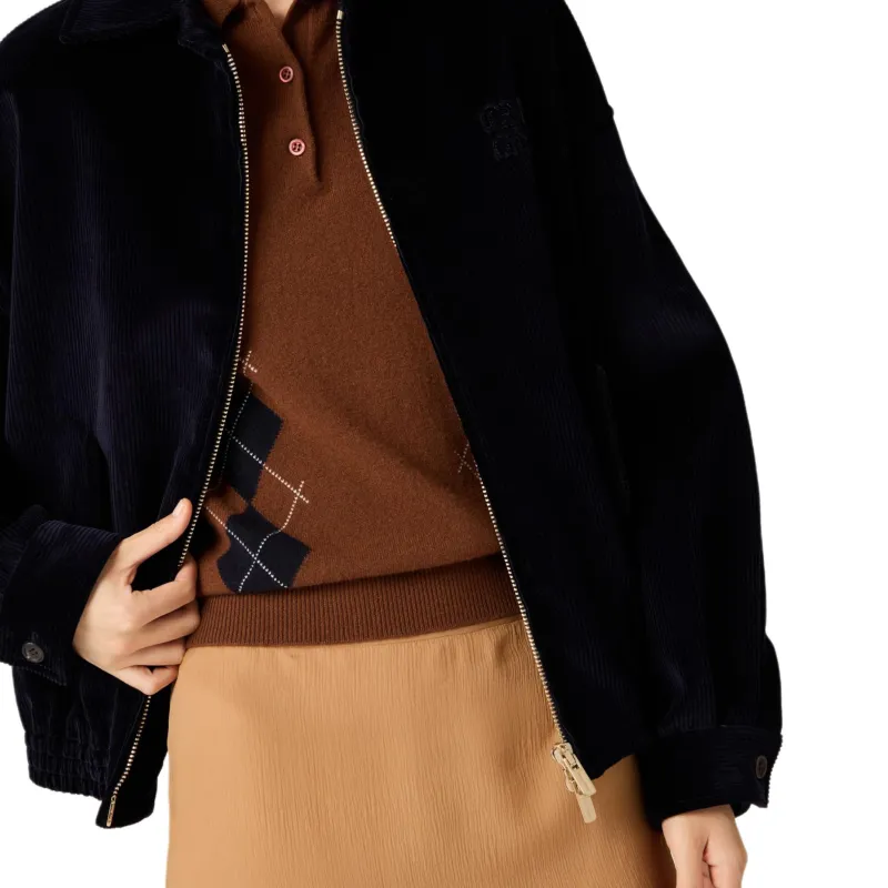 MIU MIU Jacket Women's Marine Blue-3