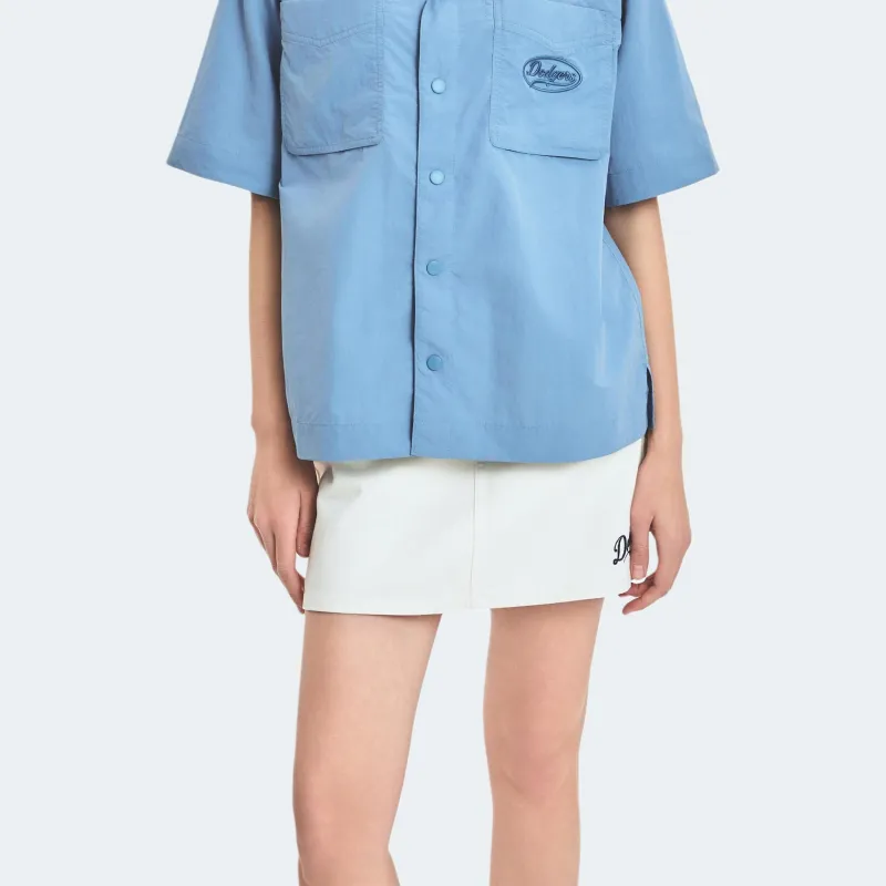 MLB Casual Short Skirts Women's Beige-3