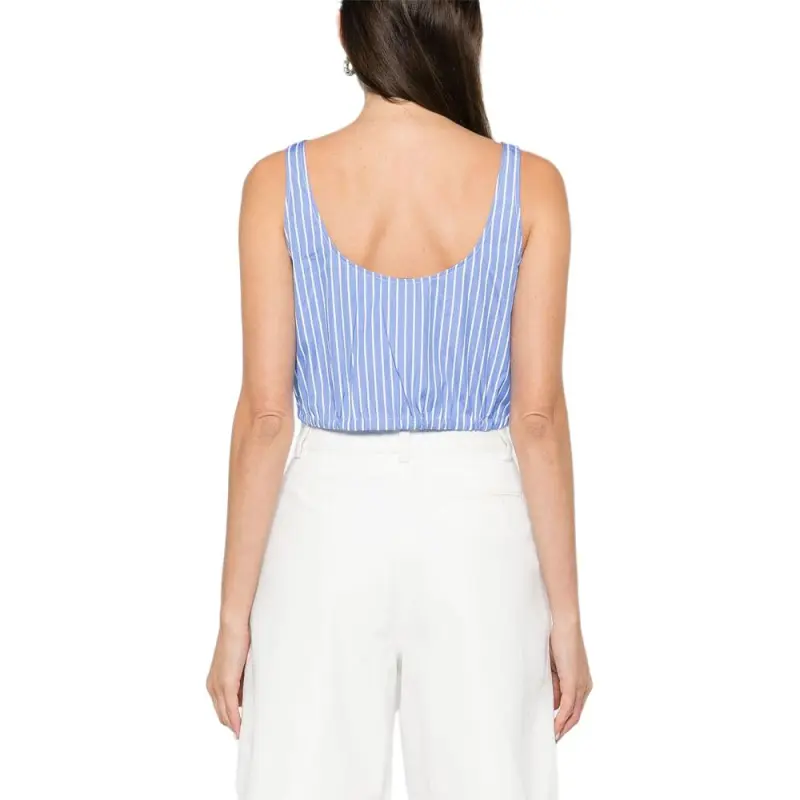 MIU MIU Tank Top Women's Light Blue-3