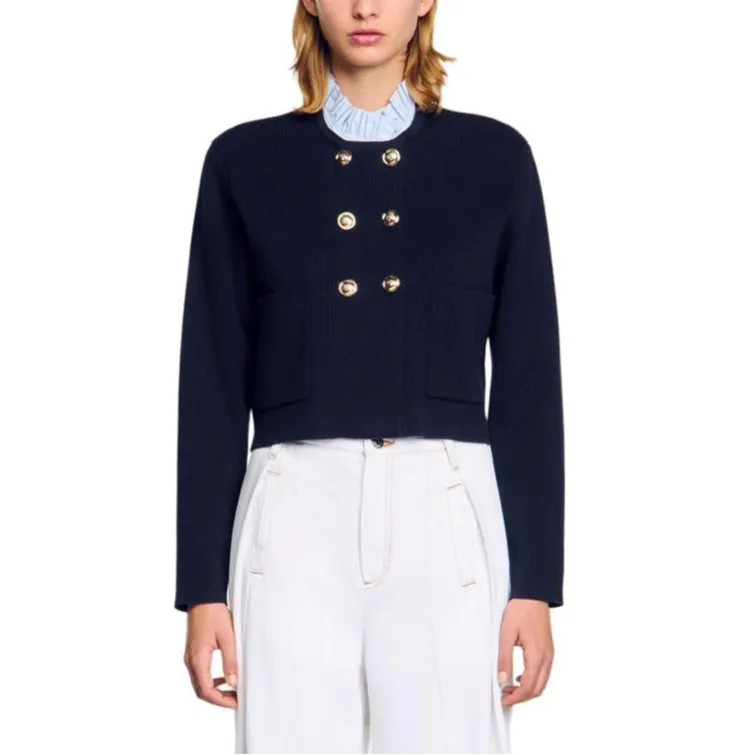 Sandro Ribbed Cardigan-2