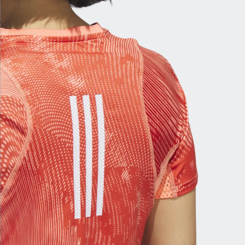 Adidas T-Shirts Women's Coral-5