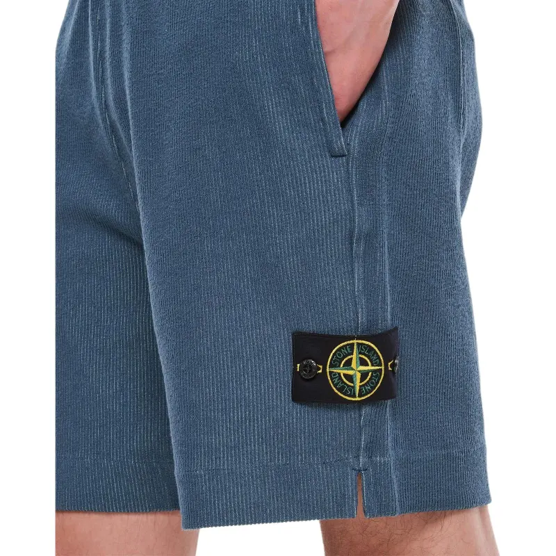 STONE ISLAND Casual Shorts Men Blue-5