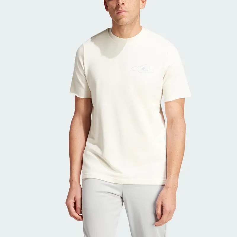 Adidas T Shirts Men Ecru-1
