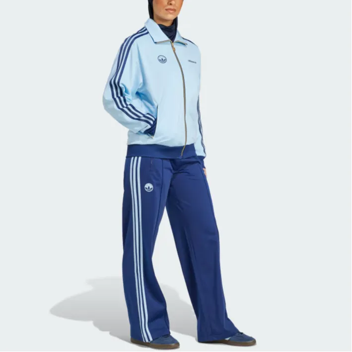 Adidas Originals Firebird BADGE TRACK Casual Pants Women's Blue-2