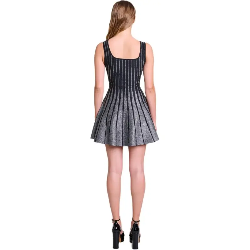 Maje Glittered Mini Dress-1