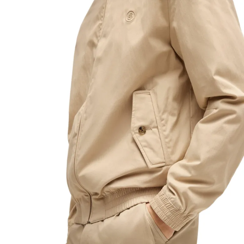HUGO BOSS Embroidered double B Bomber Jacket-5