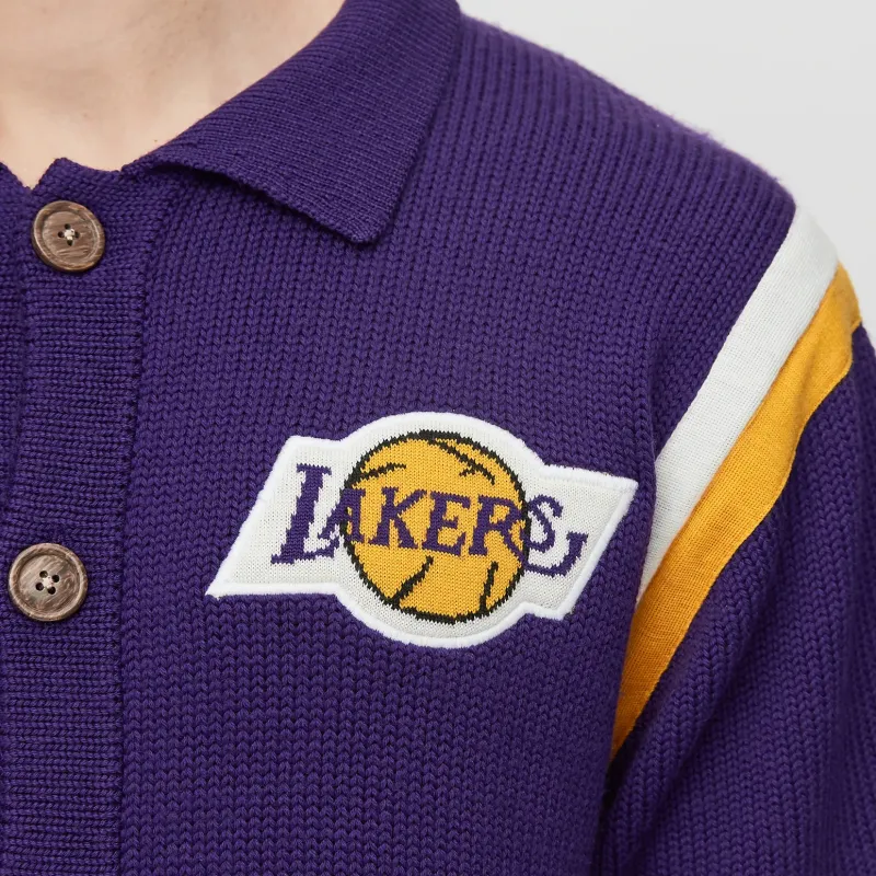 Clot X Mitchell & Ness Lakers Shooting Shirt-4