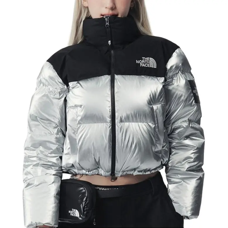 THE NORTH FACE Nuptse Novelty Down Jacket Jackets & Coats Women's Silver-2