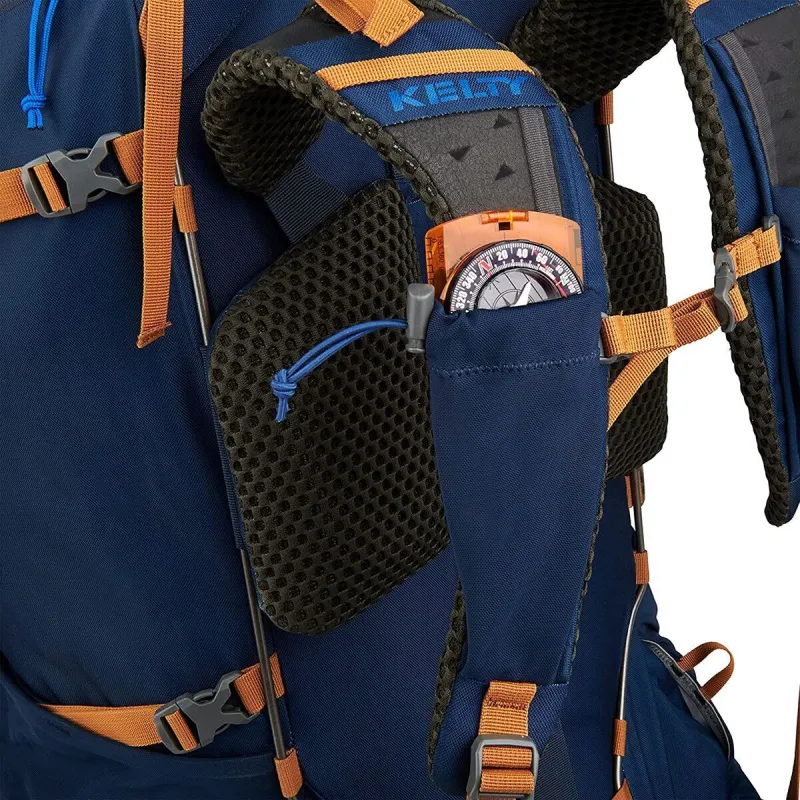 KELTY Polyester Outdoor Hiking Bag Backpacks Unisex Blue-4