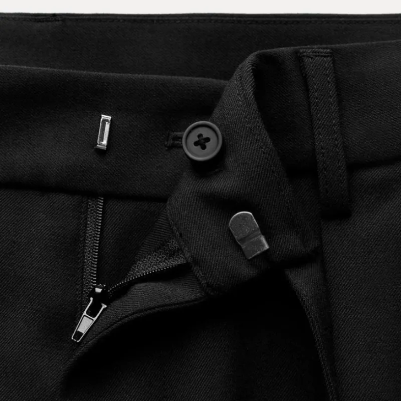 ZARA AO YES Collaboration Suit Trousers Men Black-3