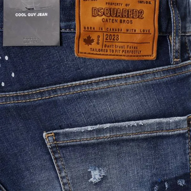 DSQUARED 2 Mid Rise Distressed Skinny Jeans-2