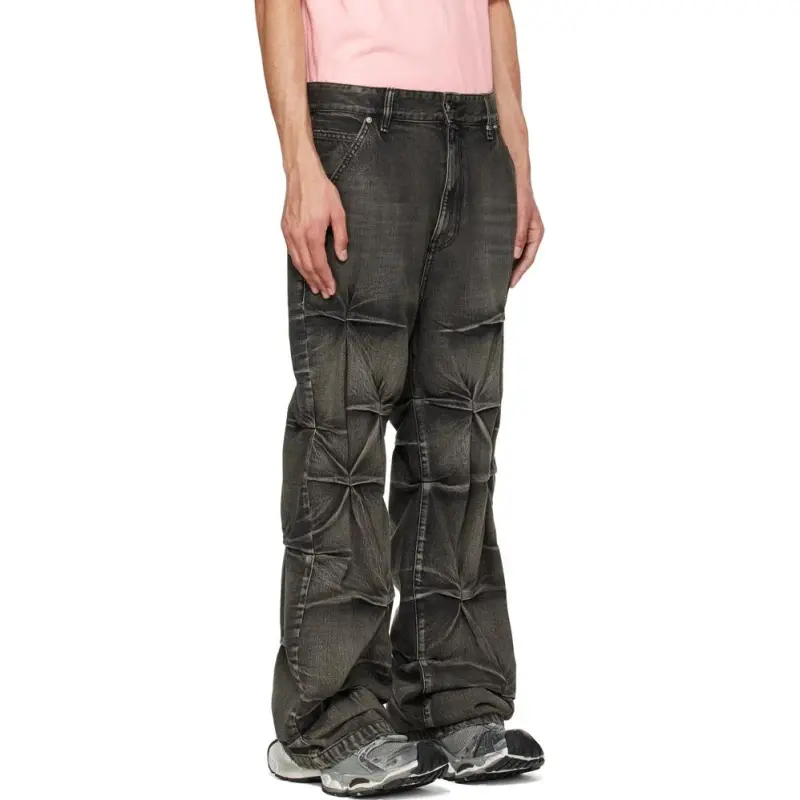 WE11DONE Jeans Men Black-2