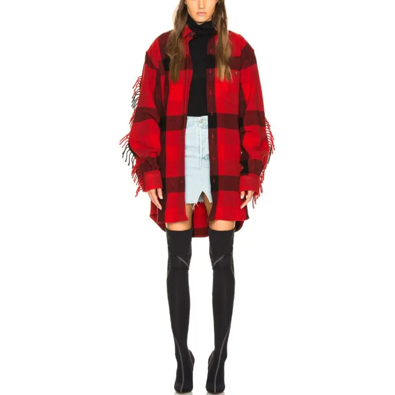 Vetements Shirts Women's Red-4
