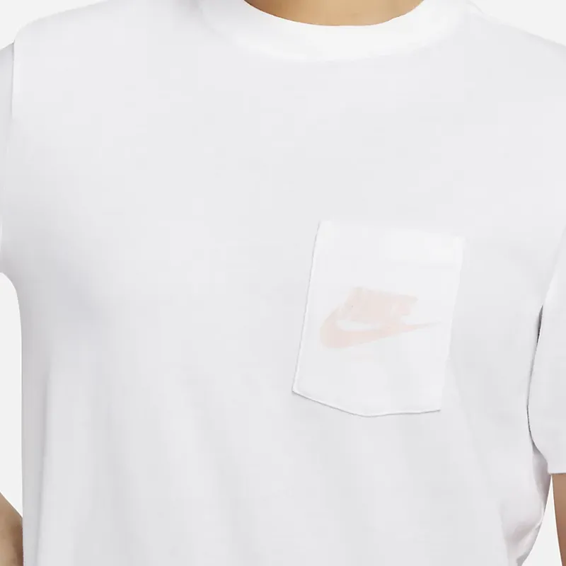 Nike Sportswear Women's Pocket T-Shirt White-3