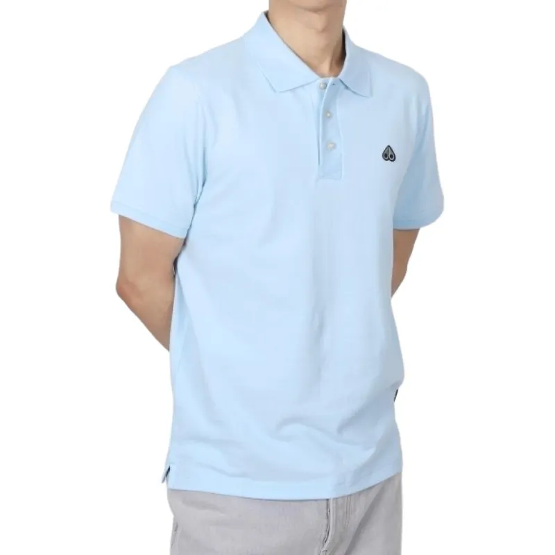 Moose Knuckles Polo Shirt Men's Blue-1