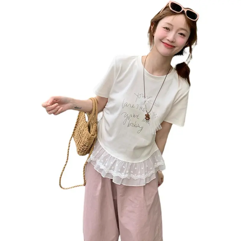 Flowers In Water T Shirt Women's-6