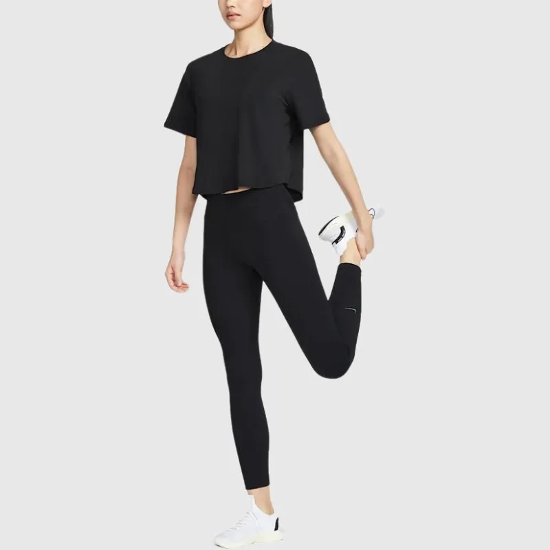 Nike T-Shirt Women's Black/Transparent-1