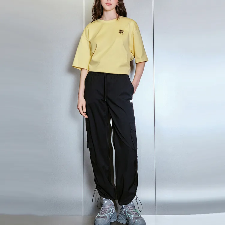 FILA FUSION LIFEFOB Collection Casual Pants Women's Jet Black-1