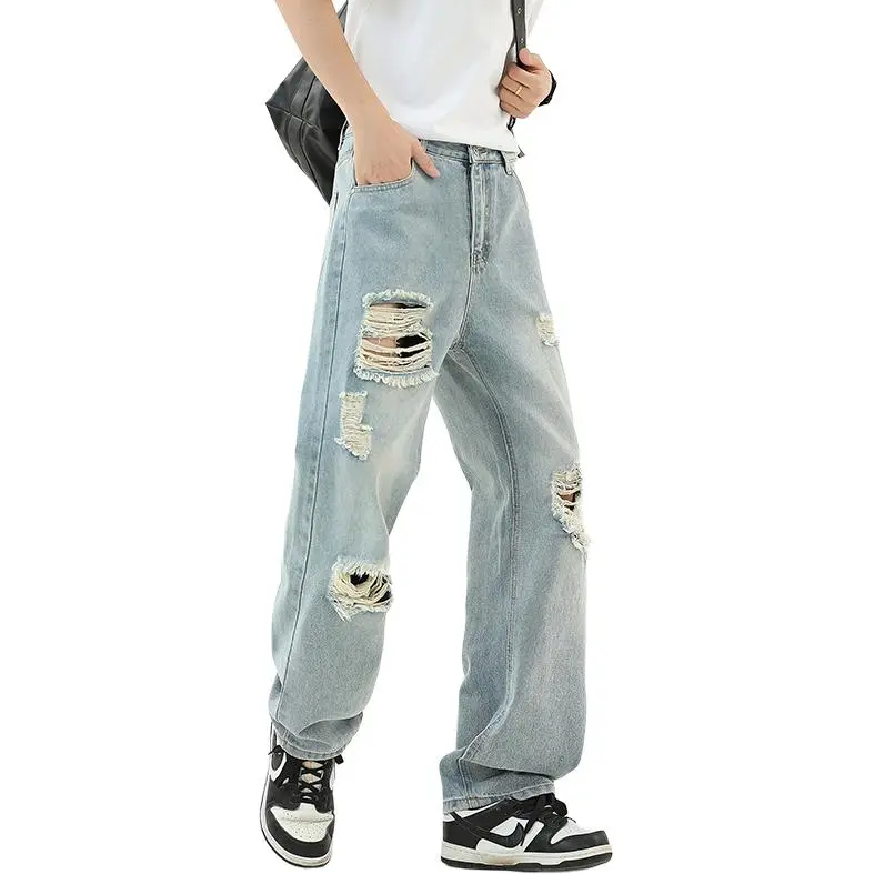 MGXEK Jeans Unisex Blue-1