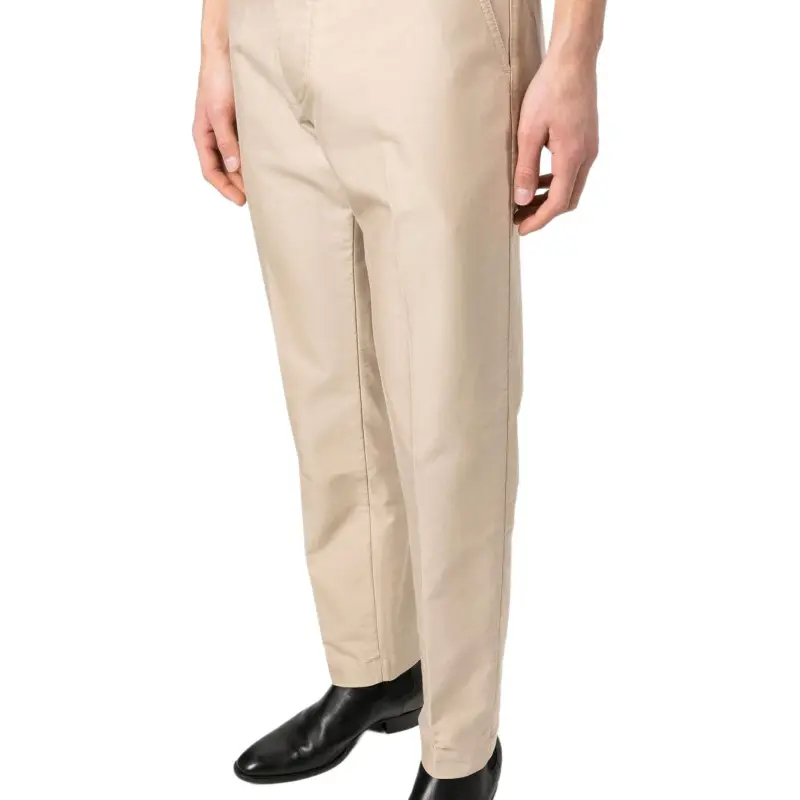 TOM FORD Logo Patch Straight Leg Tailored Trousers-5