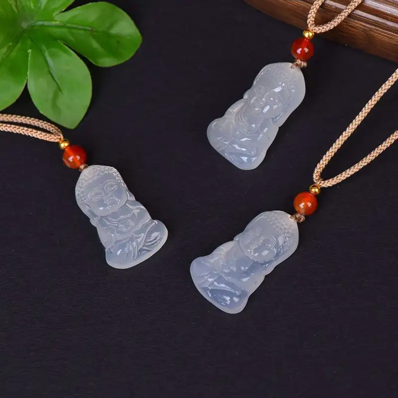 Grace Chalcedony Necklaces Unisex-3