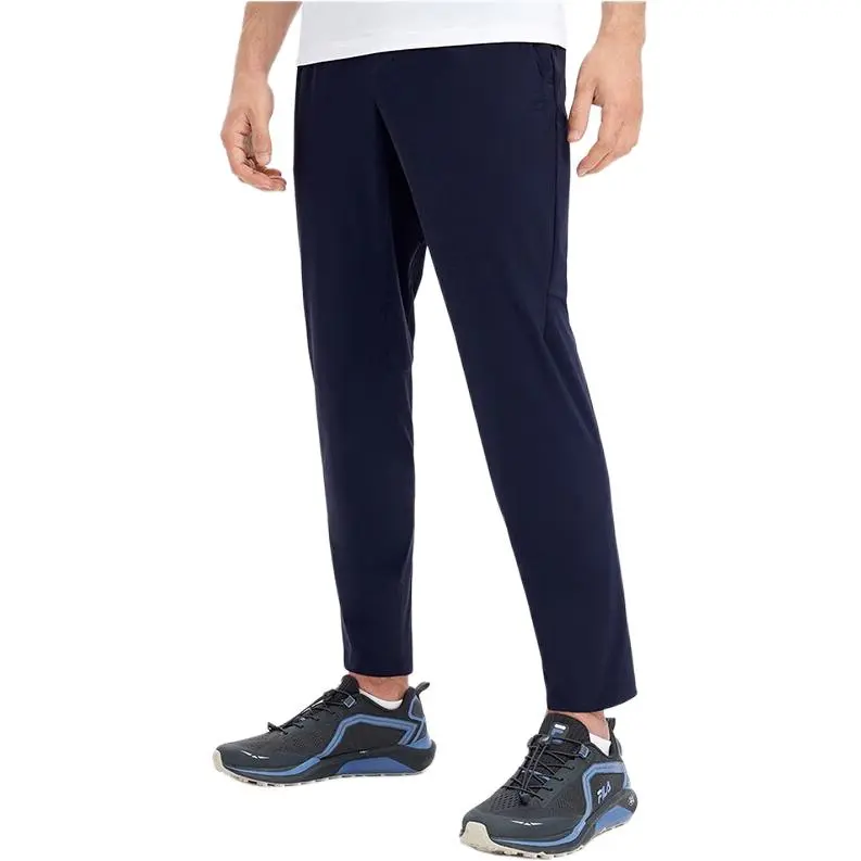 FILA Knitted Sports Pants Men's Royal Blue-3