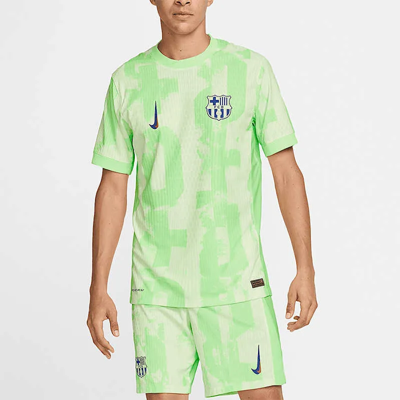 Nike x BASAILUONAZUQIUJULEBU,LIANMINGKUAN Soccer Jersey Men's Green-1
