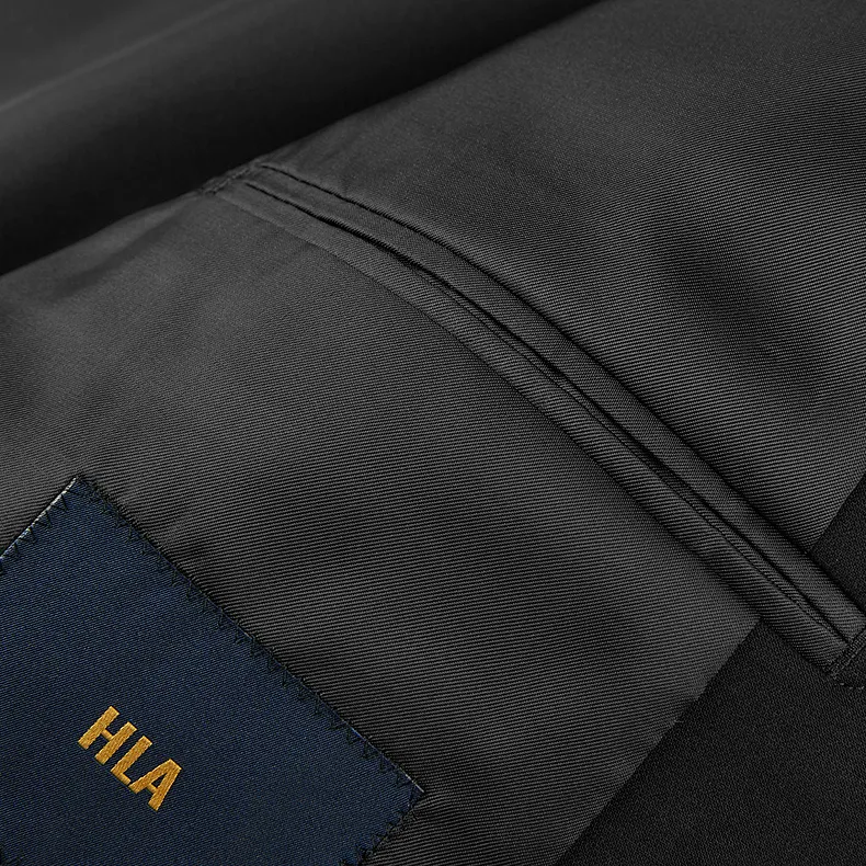 HLA Business Suits Men Black 08 Suit+Suit Pants-3