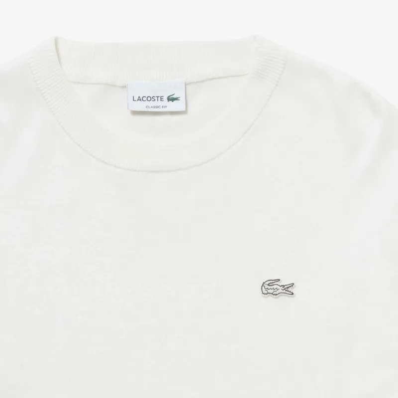 LACOSTE T Shirts Men White-4