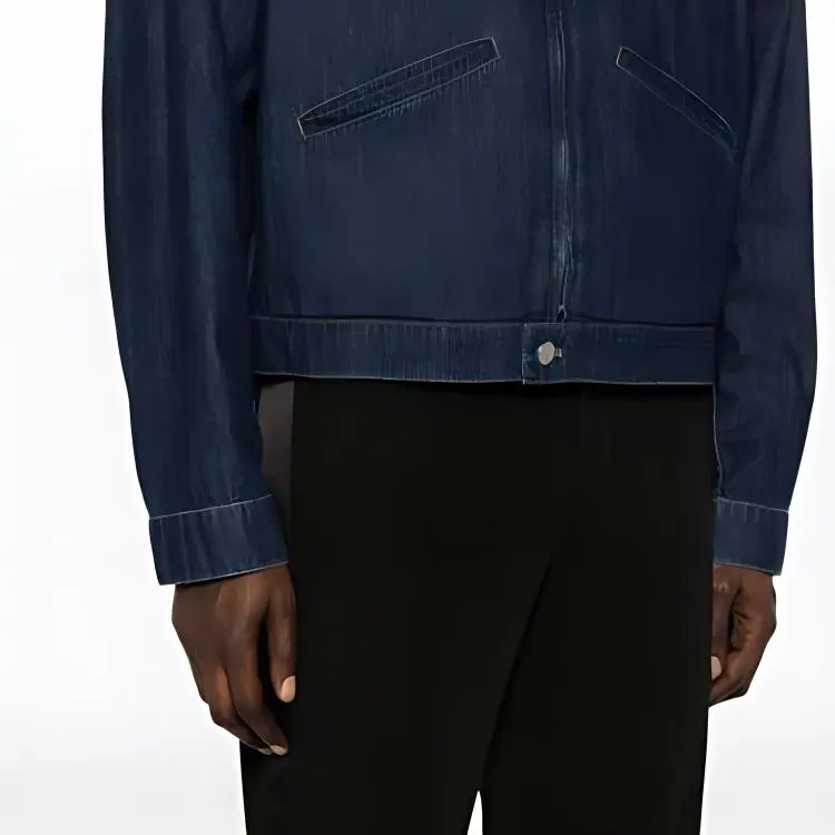 PRADA SS24 Denim Jacket Men's Blue-4