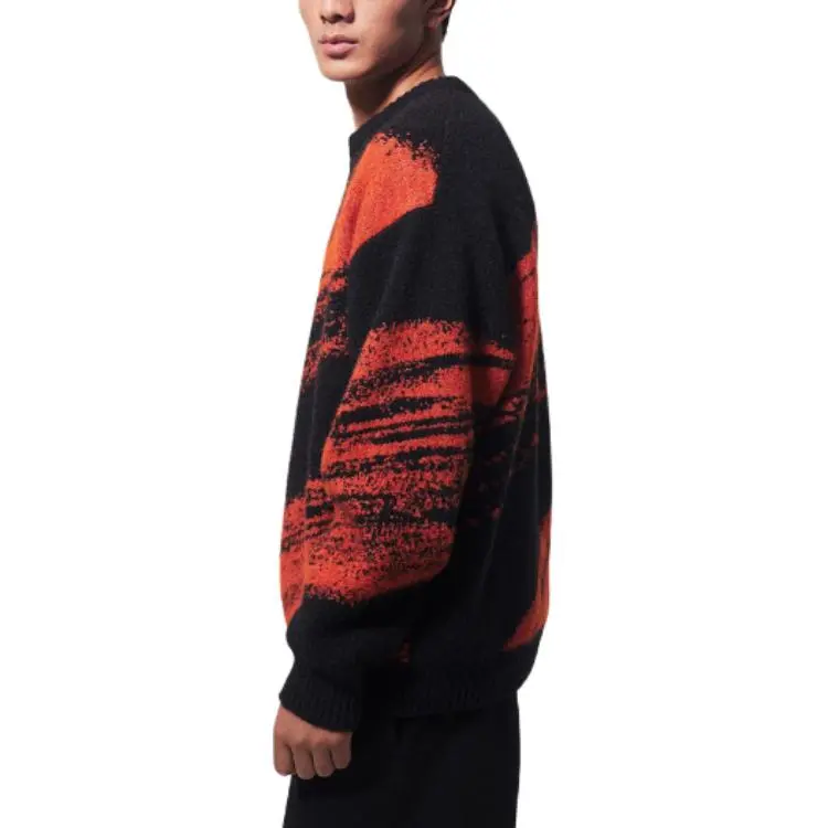 H&M New Year Sweaters Men Red/Black-2