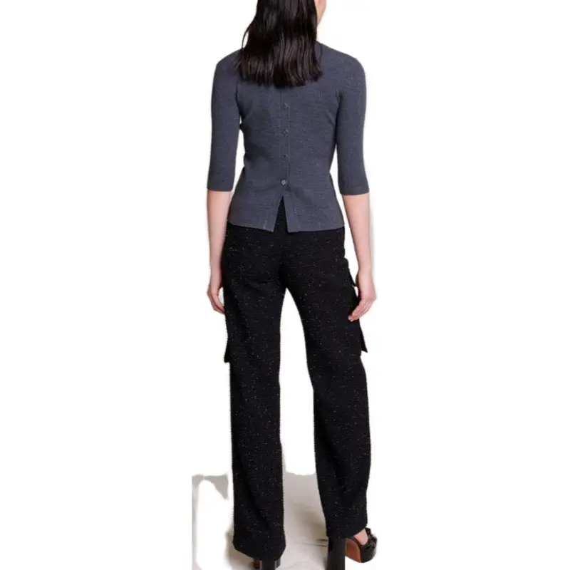 Maje Sweaters Women's Gray-3