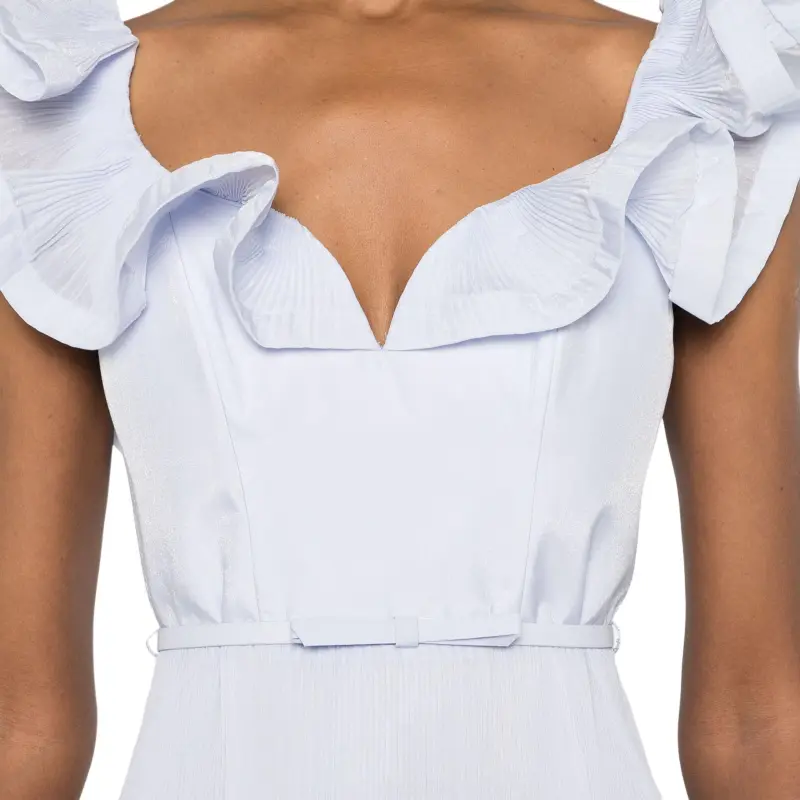 Zimmermann Pleated Frill Mini Dress-4