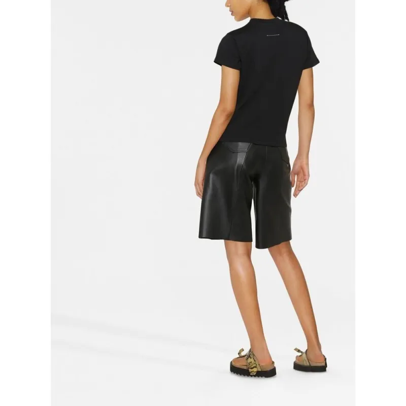 MM6 Maison Margiela FW22 T Shirt Women's Black-4